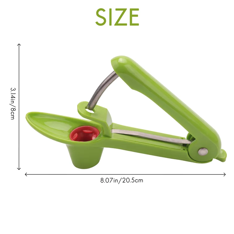 2 Pcs Cherry Pitter Or Stoner, Olive Pitter Remover, Cherry Core Or Seed Remover Fruits Gadgets Tools(Green)