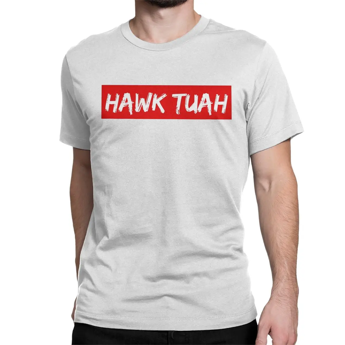 Men Women T-Shirts Hawk Tuah Cool Novelty Cotton Tees Short Sleeve Internet Latest Star T Shirts Crew Neck Tops Party