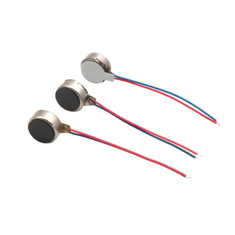 10Pcs DC 3V 3-5V Micro Vibration Motor 0820 0827 0830 0834 1027 1030 1034 1234 Coin Button Motor Wire Connection