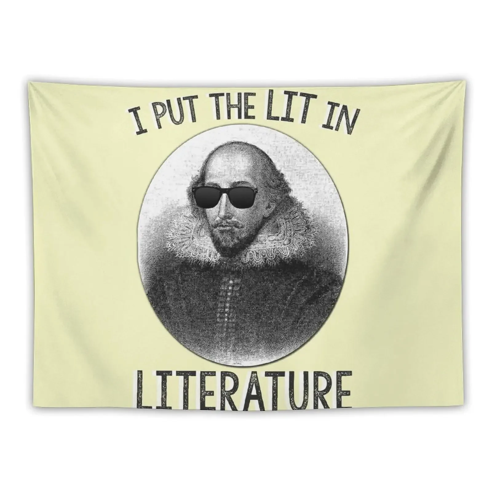 I Put The LIT In Literature. Tapestry Home Decorations Aesthetic Hanging Wall Room Decorations Aesthetic Tapestry