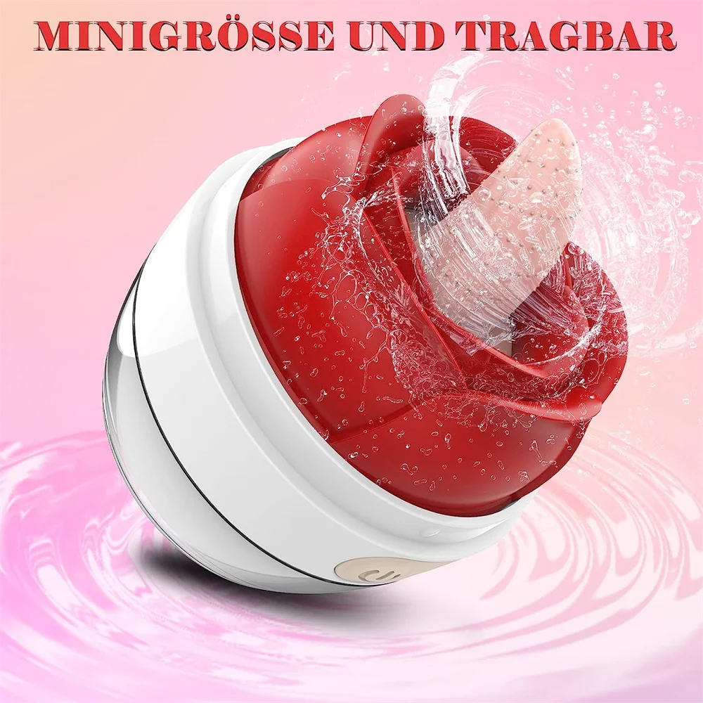 اللسان لعق الهزاز الإناث الجنس لعب الحلمة البظر تحفيز مزدوج 3 في 1 هزاز الجنسية ماجيك مدلك الكبار السلع #4