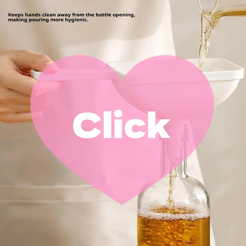 

Kitchen Food Grade Material Funnel For Convenient Refueling Plastic For Household Oil Leakage Large-diameter Oil Pouring Funnel