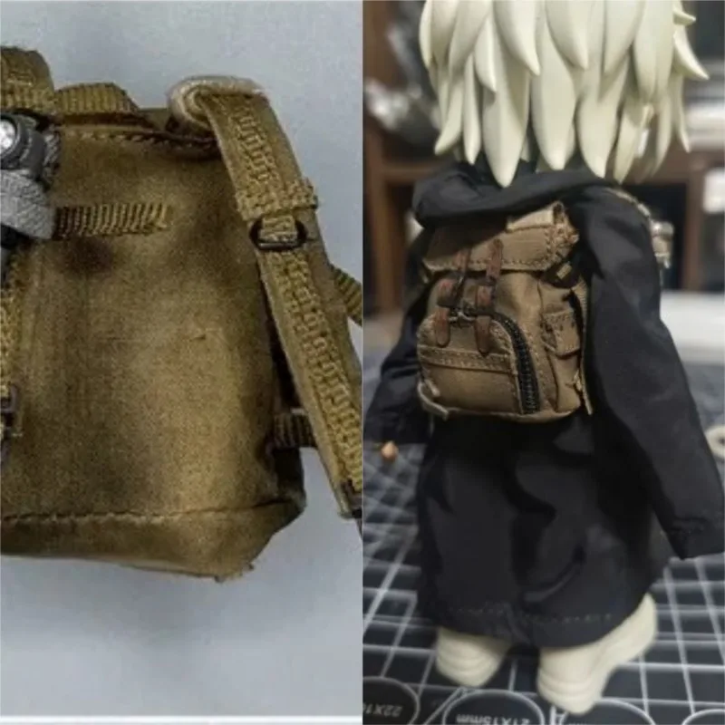 

Масштаб 1/12, оливковый краб, старый разпущенный ветровой мешок, модель рюкзака, сделай сам, для 6-дюймовых фигурок, аксессуар для куклы