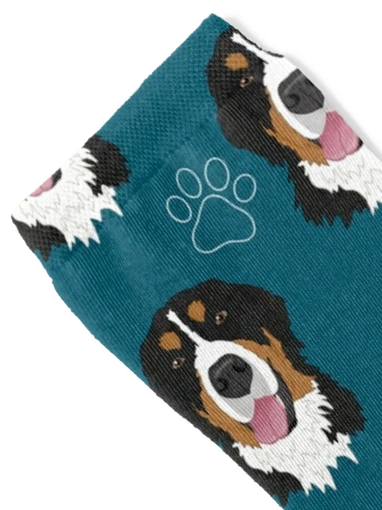 Bernese Mountain Dog Pattern Socks