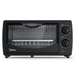 Midea-mini forno elétrico pt1011, 10 l, multi-função, para assar bolo, fritadeira a ar quente, frete grátis