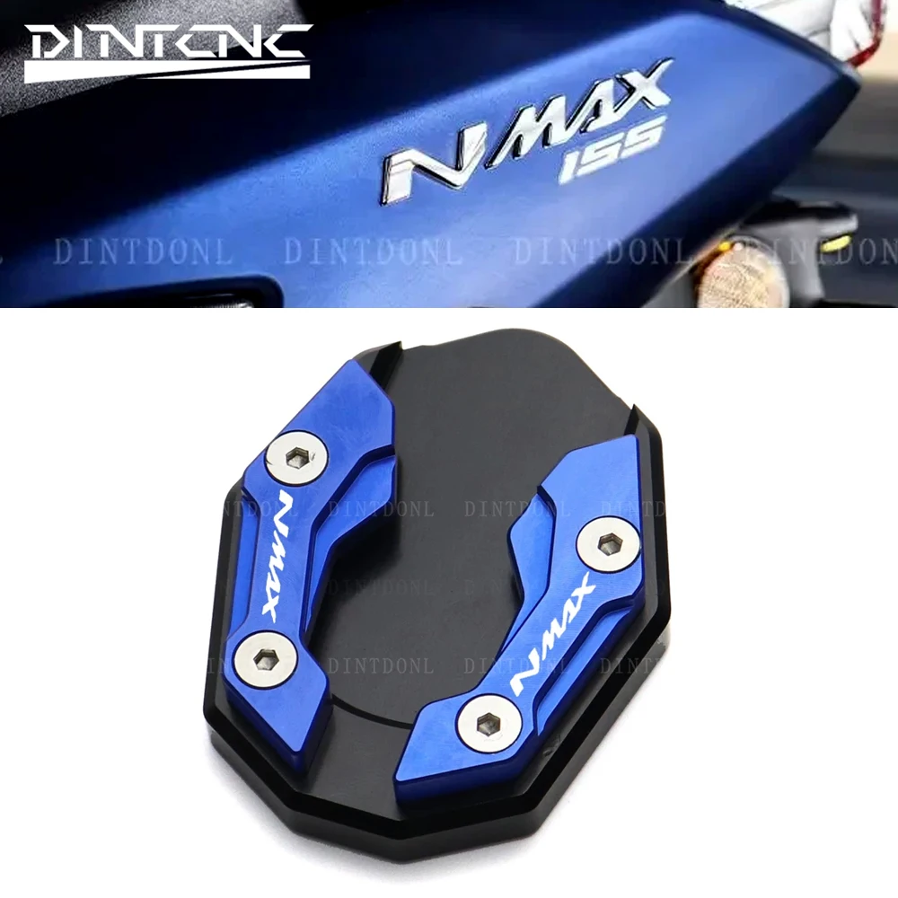 For YAMAHA NMAX 125 NMAX155 Side Kickstand Extension Plate Motorcycle Stand Enlarger Foot Pad NMAX125 N-MAX 155 2017-2022 2021