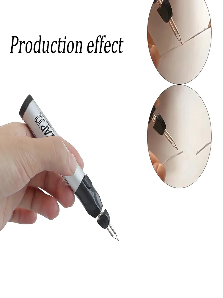 Quick-Fire Burning Line Pen | Heat Pen for Woodworking & Leatherwork | Instant Melting Function | Craft Essential