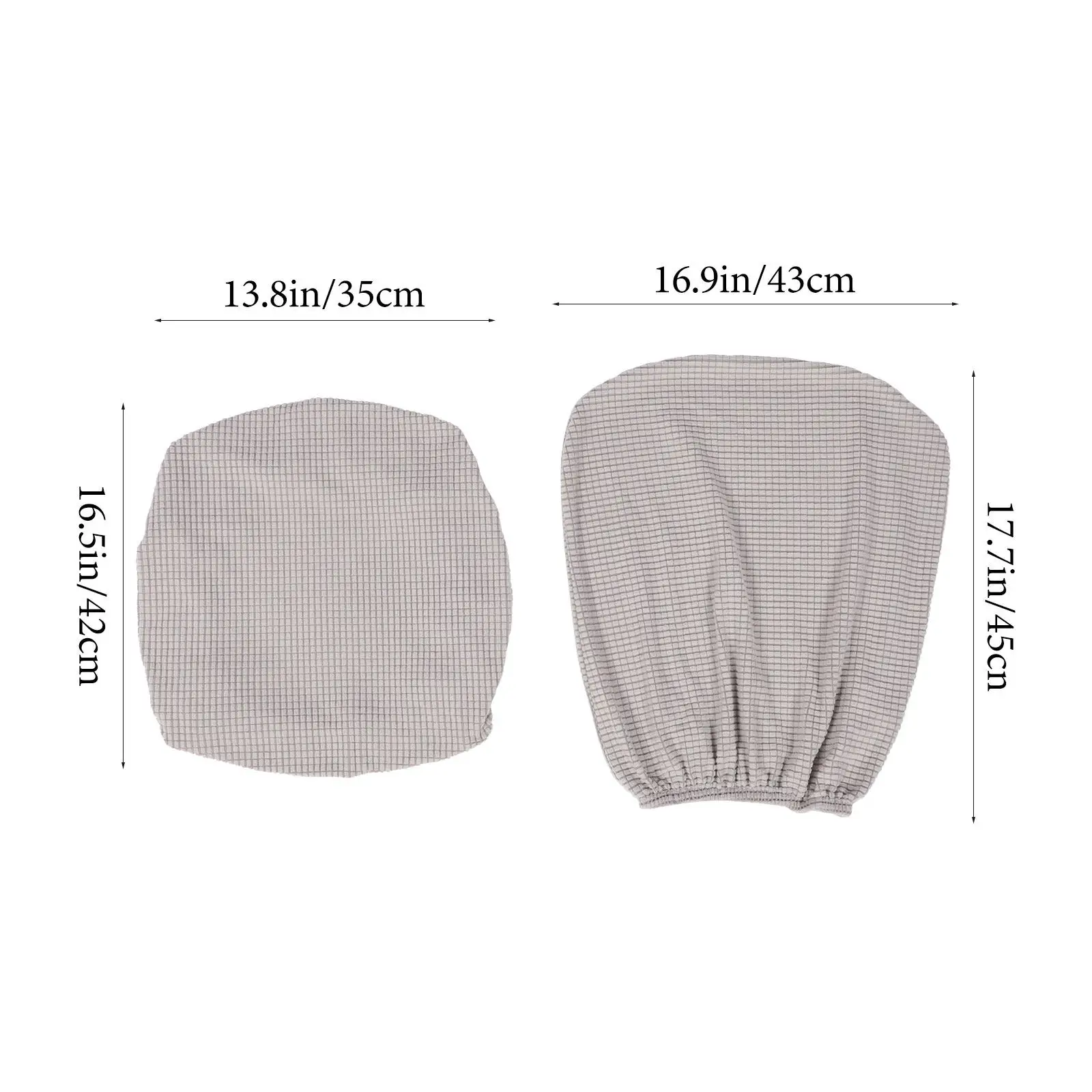 1Set Office Chair Cover Split Seat Back Elastic Stretch Computer Rotating Chair Slipcover Protective Cover Home Office Supplies
