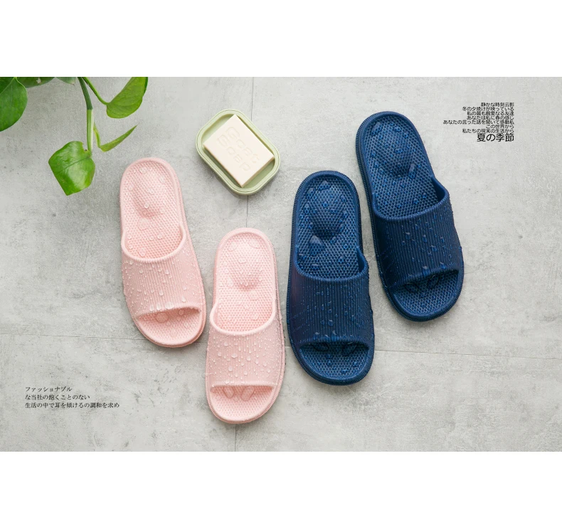 Massage Frauen rutschfeste Hausschuhe Strand EVA Indoor Sandalen leichte bequeme Haus Rutschen Outdoor Männer Badezimmer Flip Flops – Detail 2