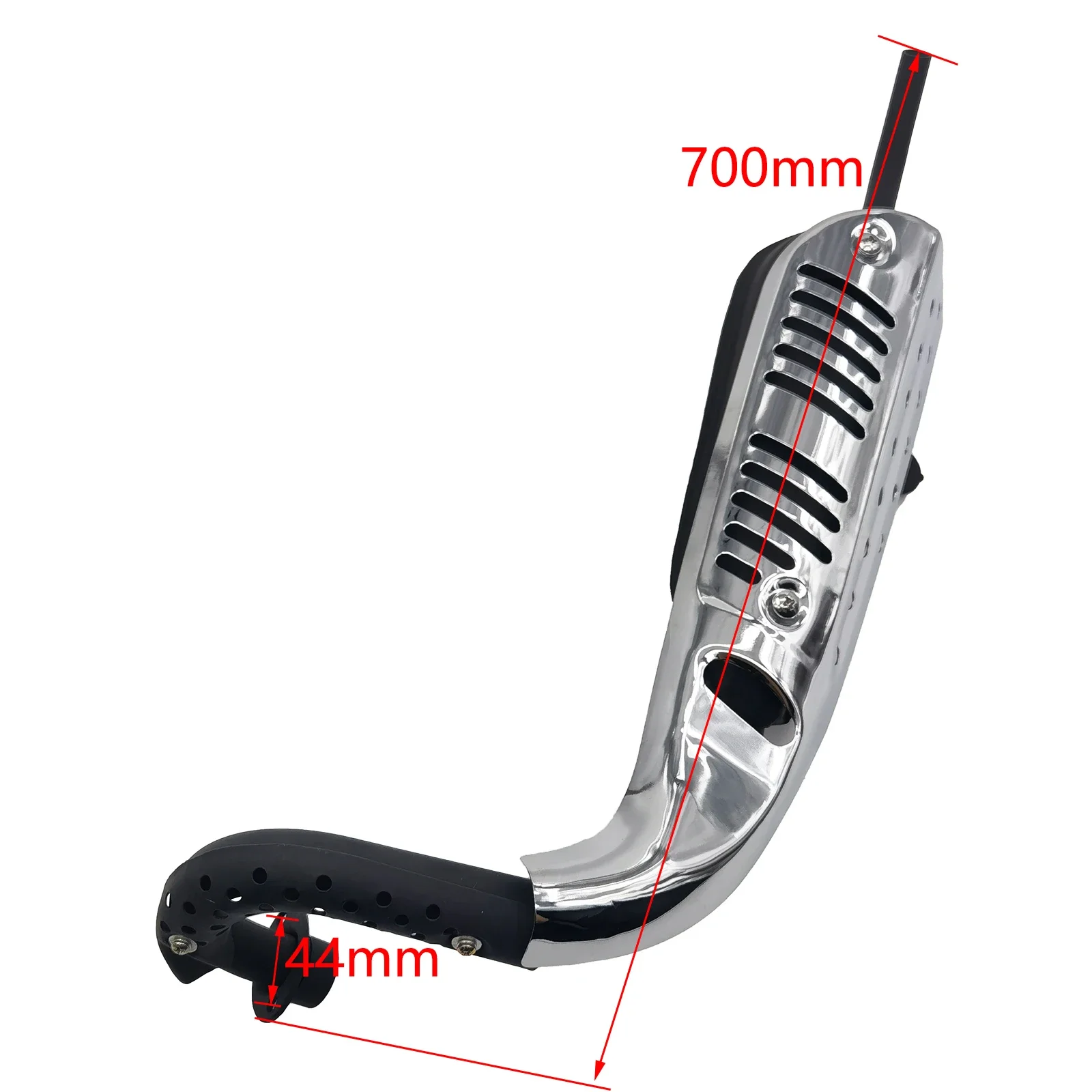 Entire Motorcycle Exhaust Pipe Muffler For Honda Mini Trail Motorcycle Monkey Bike Z50 Z50J Z50R Z50A Universal