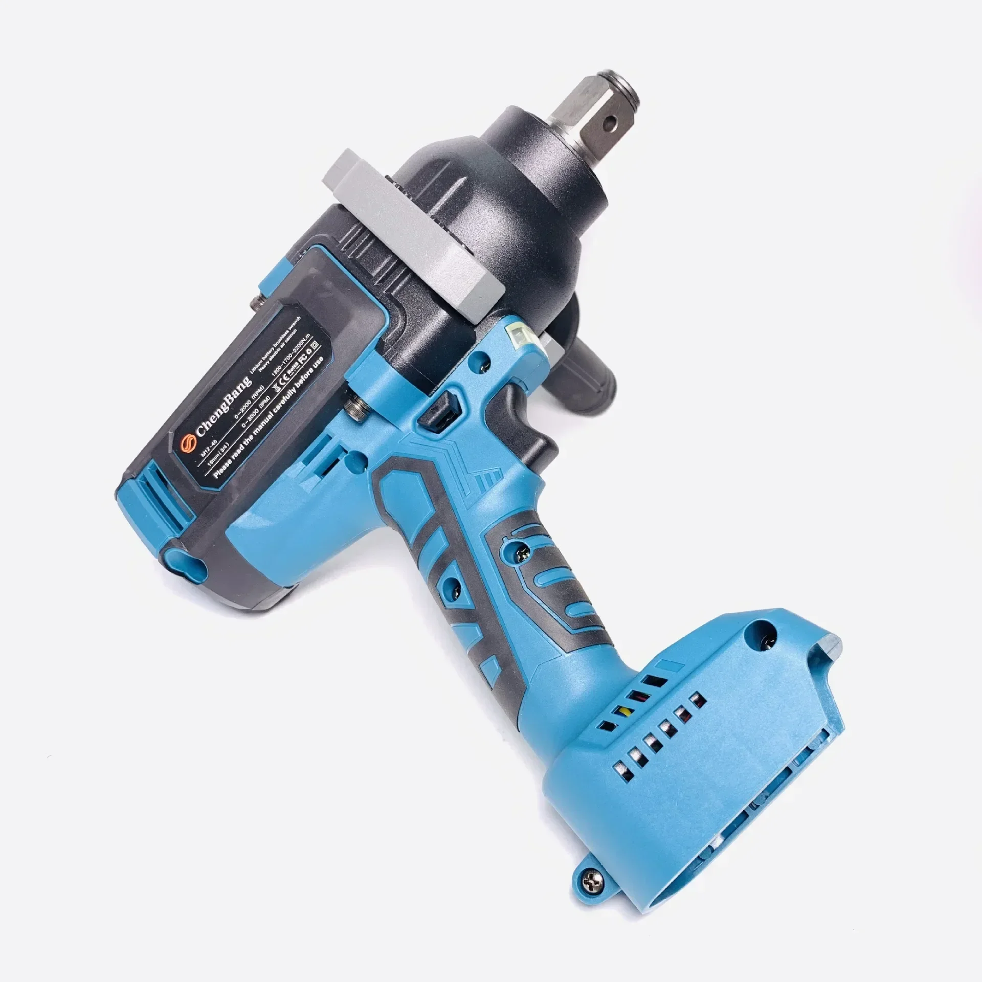 3/4" Portable Brushless Lithium Electric Impact Wrench 2200N.m High Power Heavy Duty Cordless Torque Wrench Kits For Car Repair