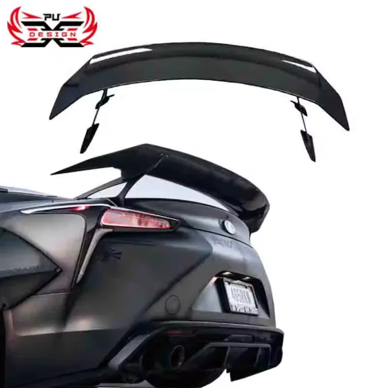 For Lexus LC500 LC500H  V style Dry Carbon Fiber Rear Wing Rear Spoiler Trunk Lip Flap Performance Kit Body Kits