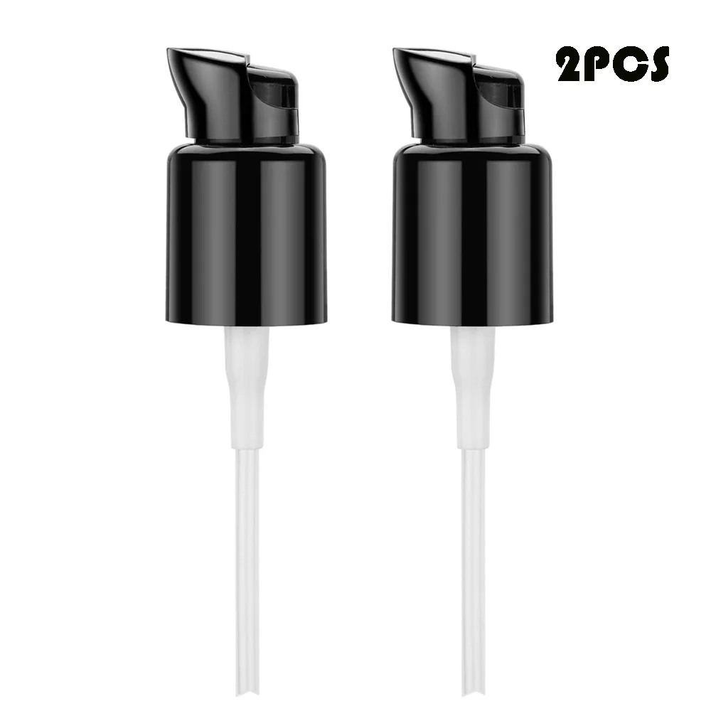 قطعتان من غطاء مضخة كريم الأساس السائل، مناسبة لكريم الأساس السائل 30 مل، أداة مكياج مانعة للتسرب، مضخة بديلة، أداة توزيع السد #1