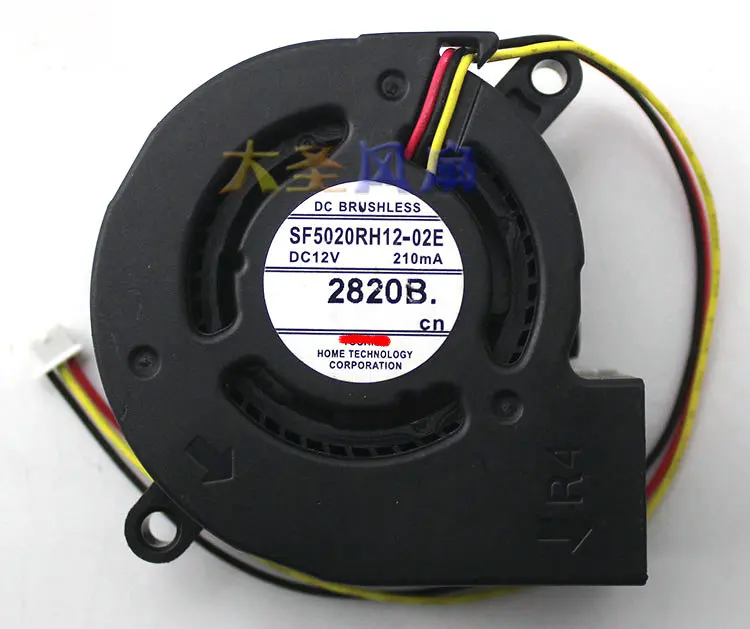 The Cooling Fan for Projector SF5020RH12-01E SF5020RH12-02E DC12V 210mA