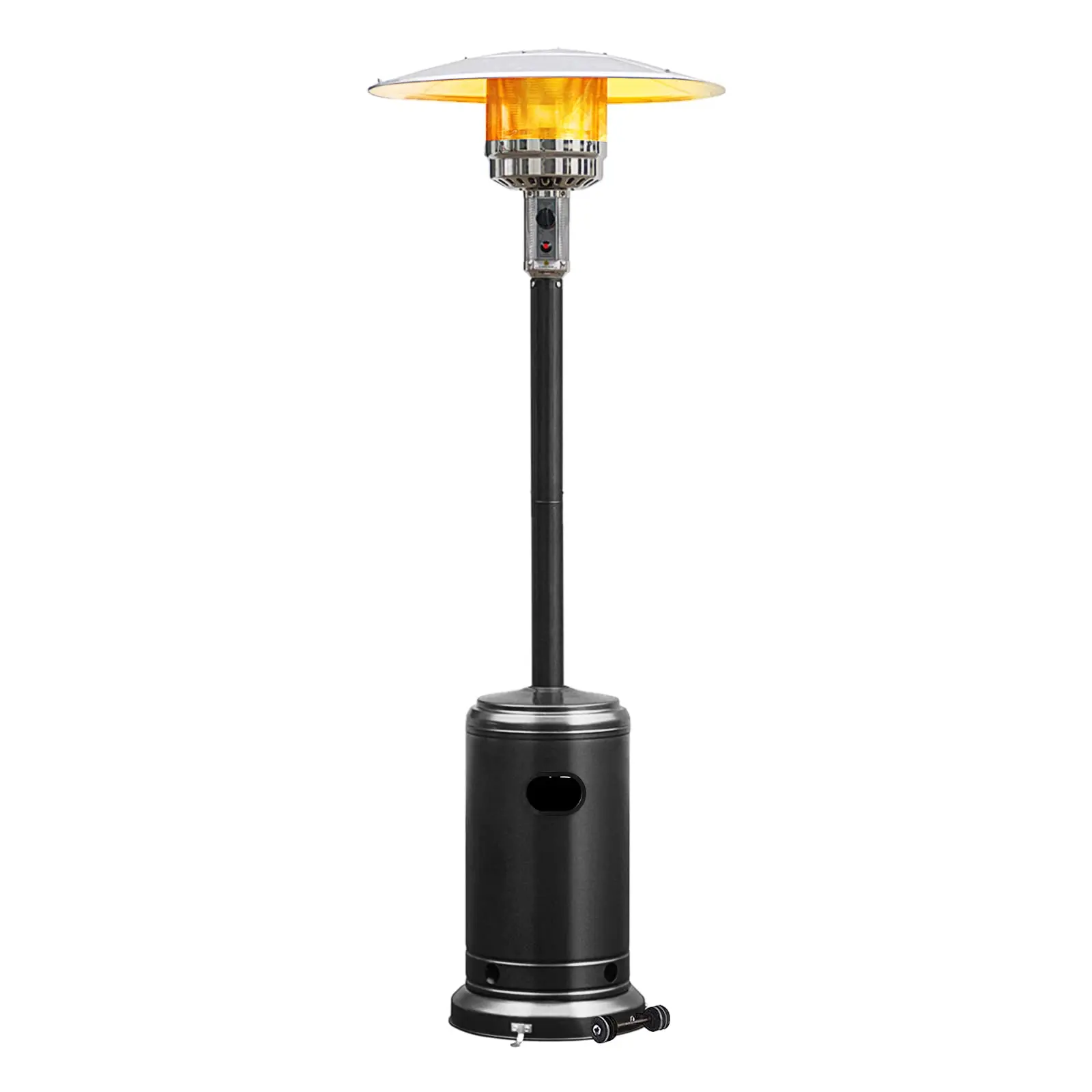 Patio Heaters for Outdoor Use, 48,000 BTU Propane Outdoor Heaters with Wheels, Outdoor Heat Lamp with Trip-over