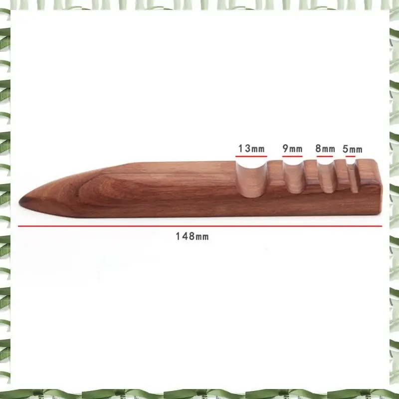 1 مجموعة خشب الصندل طحن قضيب DIY أدوات جلدية معالجة الجلود طحن حافة أداة تجليخ