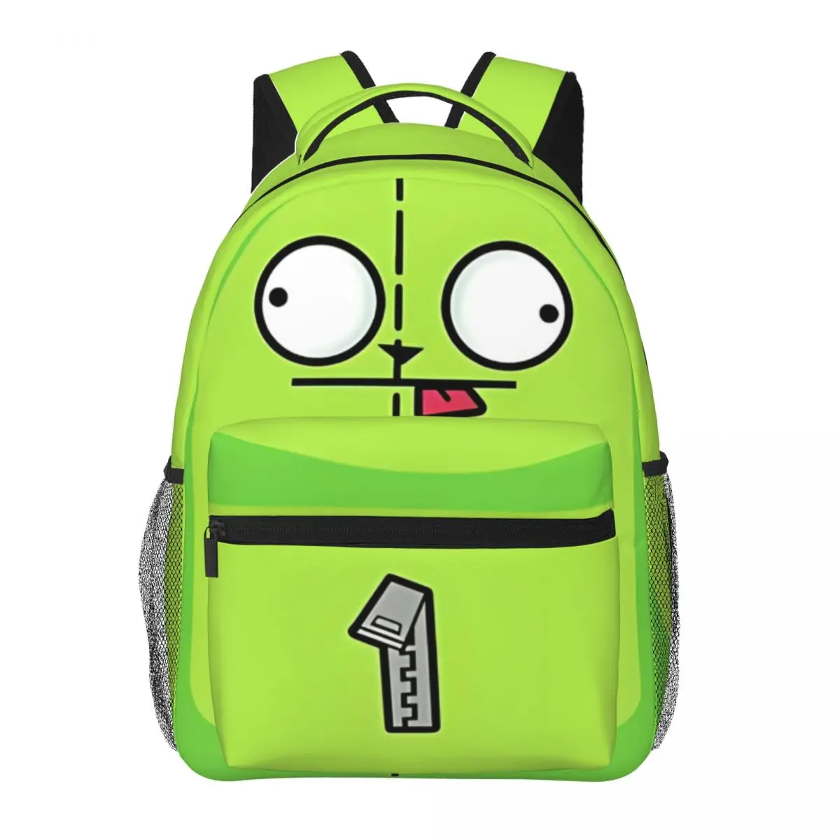 INVADER ZIM! GIR BACKPACK Backpack for Men Women Fashion High School Hiking Travel Daypack College Shoulder Bag Outdoor 16in