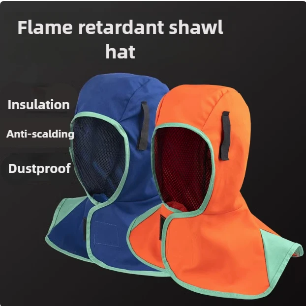 

Полный защитный сварочный капюшон для мужчин, моющийся дышащий сварочный чехол для шеи, огнестойкий защитный сварочный колпачок для сварщика