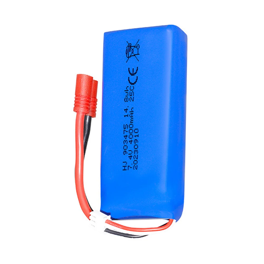 7.4V 4000mAh Rechargeable Lipo battery with USB Charger for Syma X8C X8W X8G X8 HG899 RC Drones Quadcopter Spare Parts 2S 903475