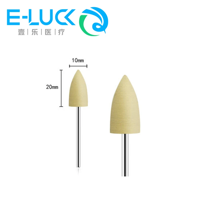 หัวขัดยางซิลิโคนสำหรับขัดฟันก้าน HP 2.35มม. ฟอกสีฟันเครื่องมือห้องแล็ปขัดฟันดอกที่กรอเล็บ