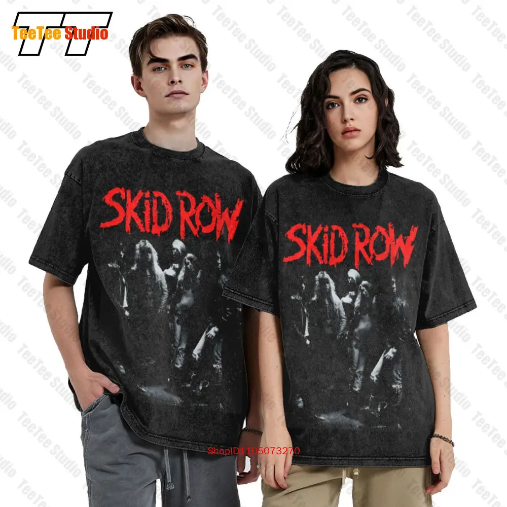 Skid Row Rock Band Vintage Oversized T-Shirt 8BR0