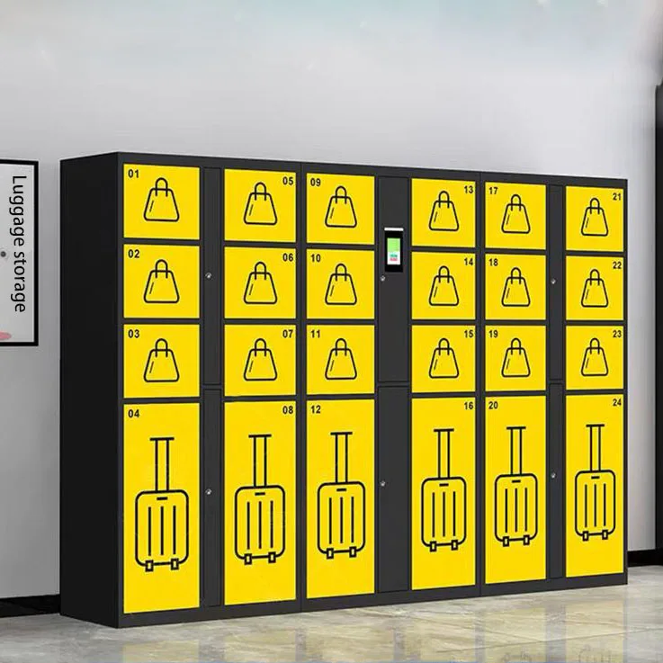 #hu Hot Sale Railway Station Airport Scenic Area Suitcase Self-Service Electronic Bag Steel Storage Cabinet Intelligent Smart Lo