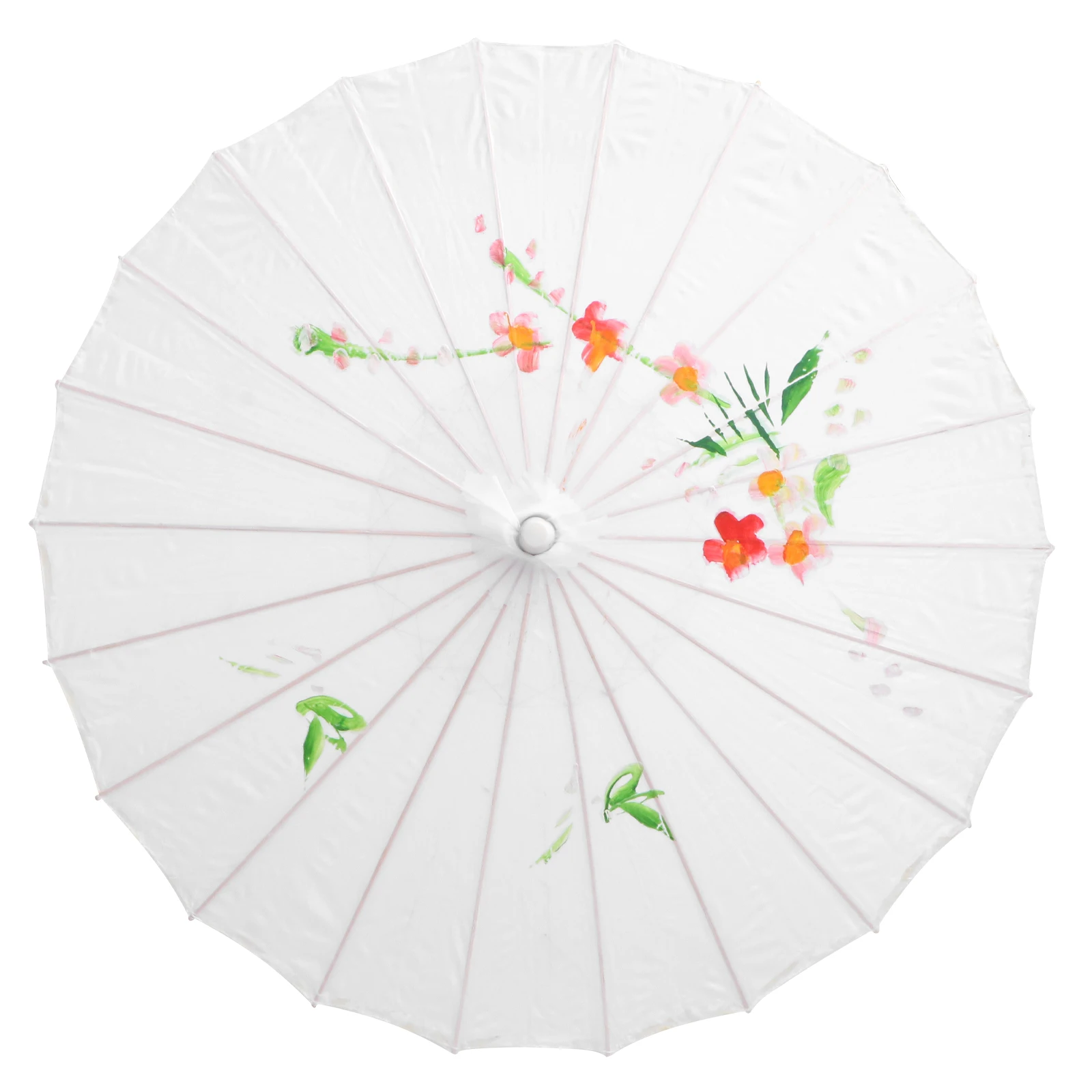 

Classical Flower Umbrella Silk Paper Prop Dance White Women Oilpaper Home Decor PhotographyAccessory TraditionalCraft
