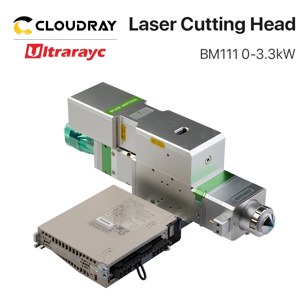 Ultraayc BM111 Raytools głowica do cięcia laserowego włókna 0-3300W Auto ogniskowanie D30 obiektyw do maszyny do cięcia metalu