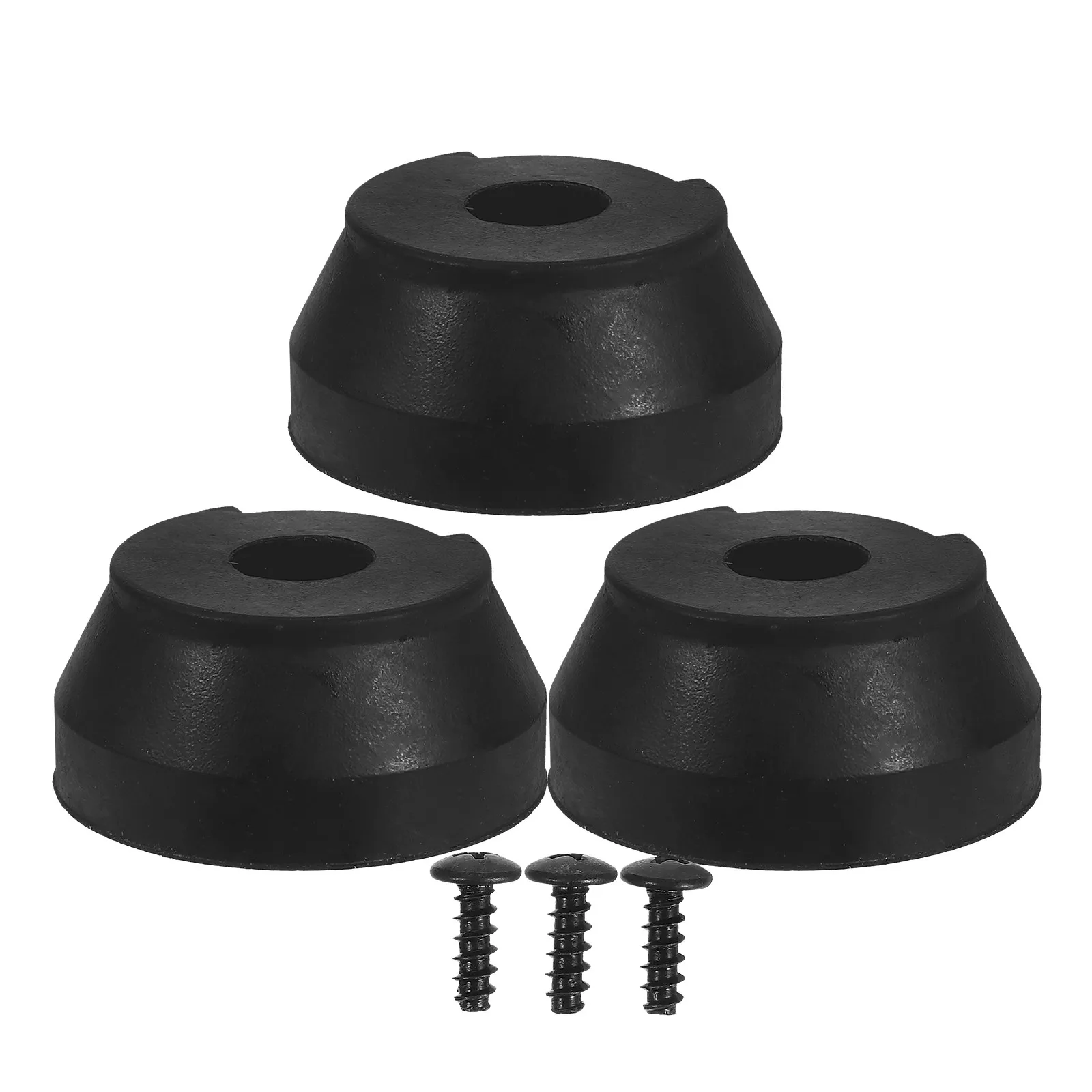 

3Pcs Non Slip Rubber Cane Tips Replacement for Elderly Walking Sticks Tripod Cane Accessories Indoor Outdoor Stability