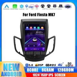 포드 피에스타 MK7 2009 2014 차량용 라디오 플레이어, 무선 카플레이, 오토라디오, 블루투스 비디오 멀티미디어, 스테레오 헤드 유닛, 안드로이드 14