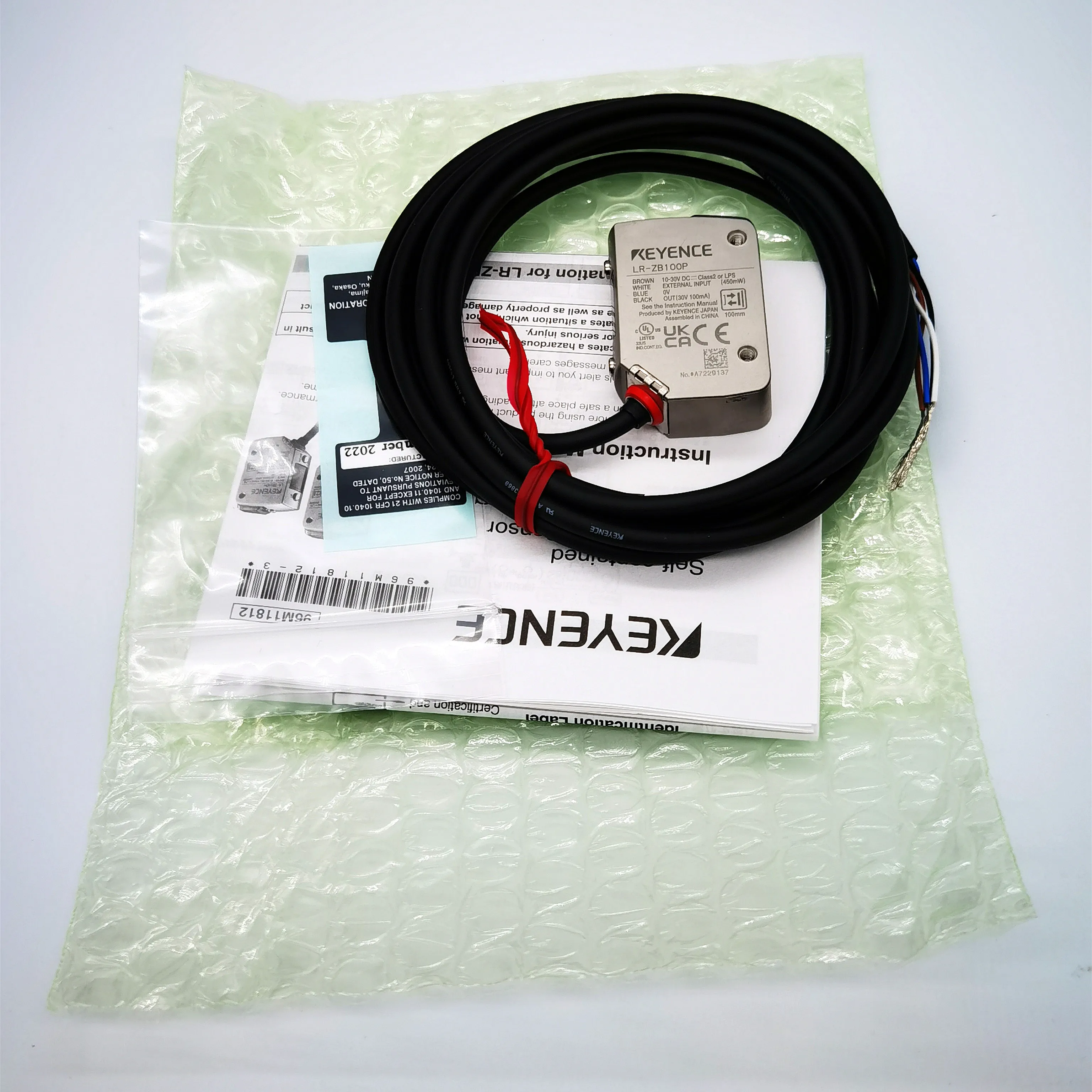 KEYENCE LR-ZB100P مستشعر ليزر CMOS قائم بذاته أصلي جديد