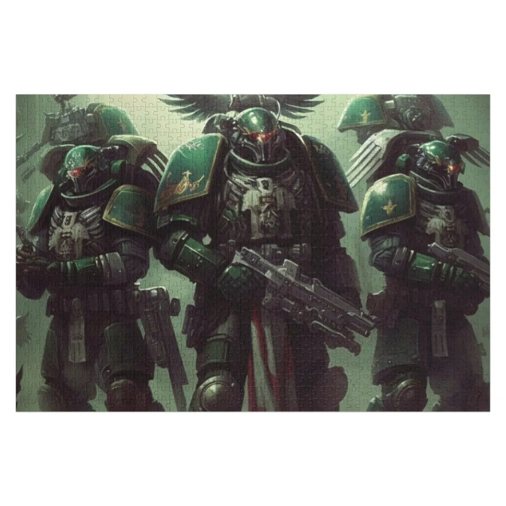 Dark Angels Jigsaw Puzzle Toddler Toys Custom Wood Photo Puzzle