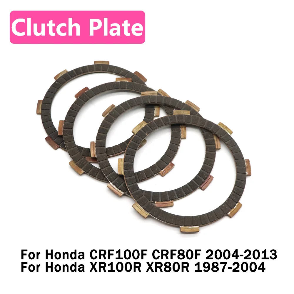 

For Honda CRF100F CRF80F CRF 100 80 F 2004-2013 XR100R XR80R Motorcycle Accessories Clutch Plate Friction Plate Disc Plate Kits