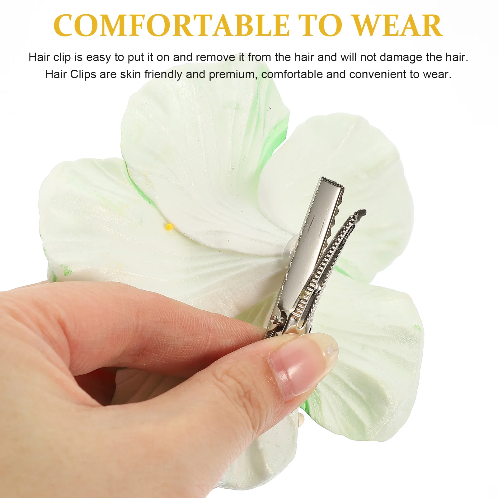 

6pcs Fresh Flower Hair Clips Simulation Beach Style Bohemian Hairpins For Women Girls Elegant Fashion Hair Clip Grip Strong