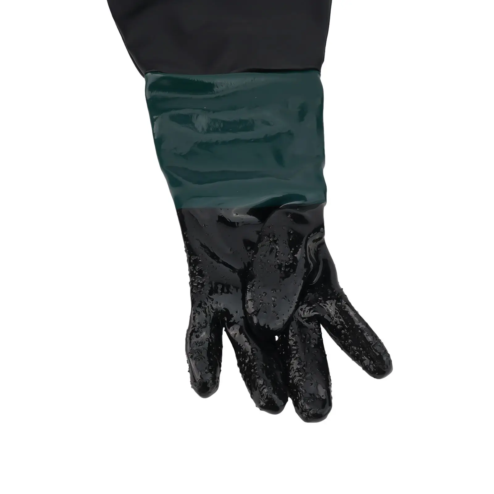 

Cotton Lined Sandblast Cabinet Double Sewn Durability Cotton Gloves PVC Heavy Duty Sandblasting Machine Light Brightness