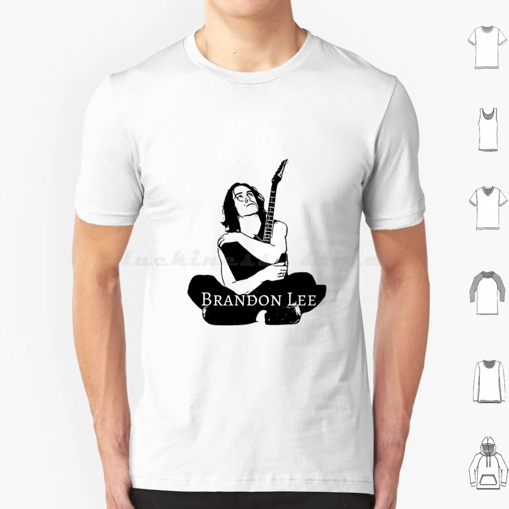Brandon Lee The Crow 1994 camiseta del actor hombres mujeres niños 6xl Brandon Lee The Crow Eric Draven 1994 arte lineal gótico No puedo lluvia todos