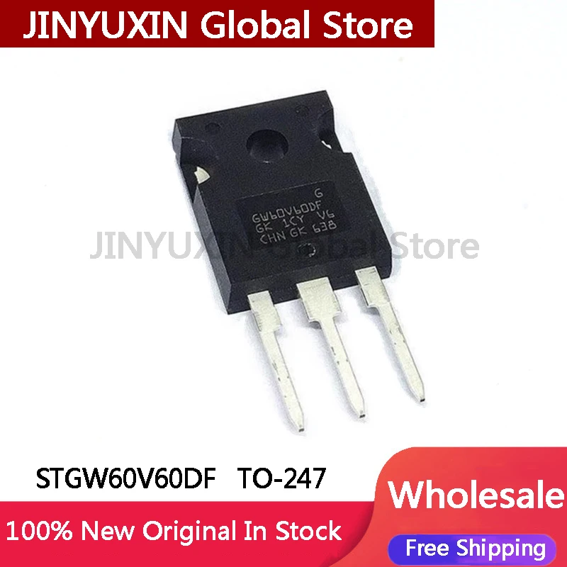 2-10Pcs STGW60V60DF GW60V60DF TO-247 IC In Stock Wholesale