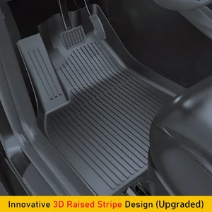 テスラのフロアマット新しいモデルyジュニパー発射モデル3ハイランドトランクマットカーペットプロテクター非滑りフローマットカーアクセサリー 12ベストセールスカーラグ-9
