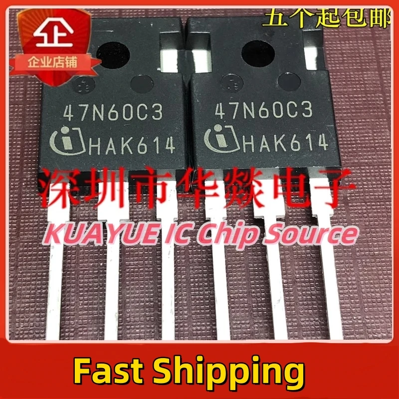 10PCS-30PCS/  47N60C3  SPW47N60C3   TO-247  650V  47A  Fast Shipping Quality Guarantee