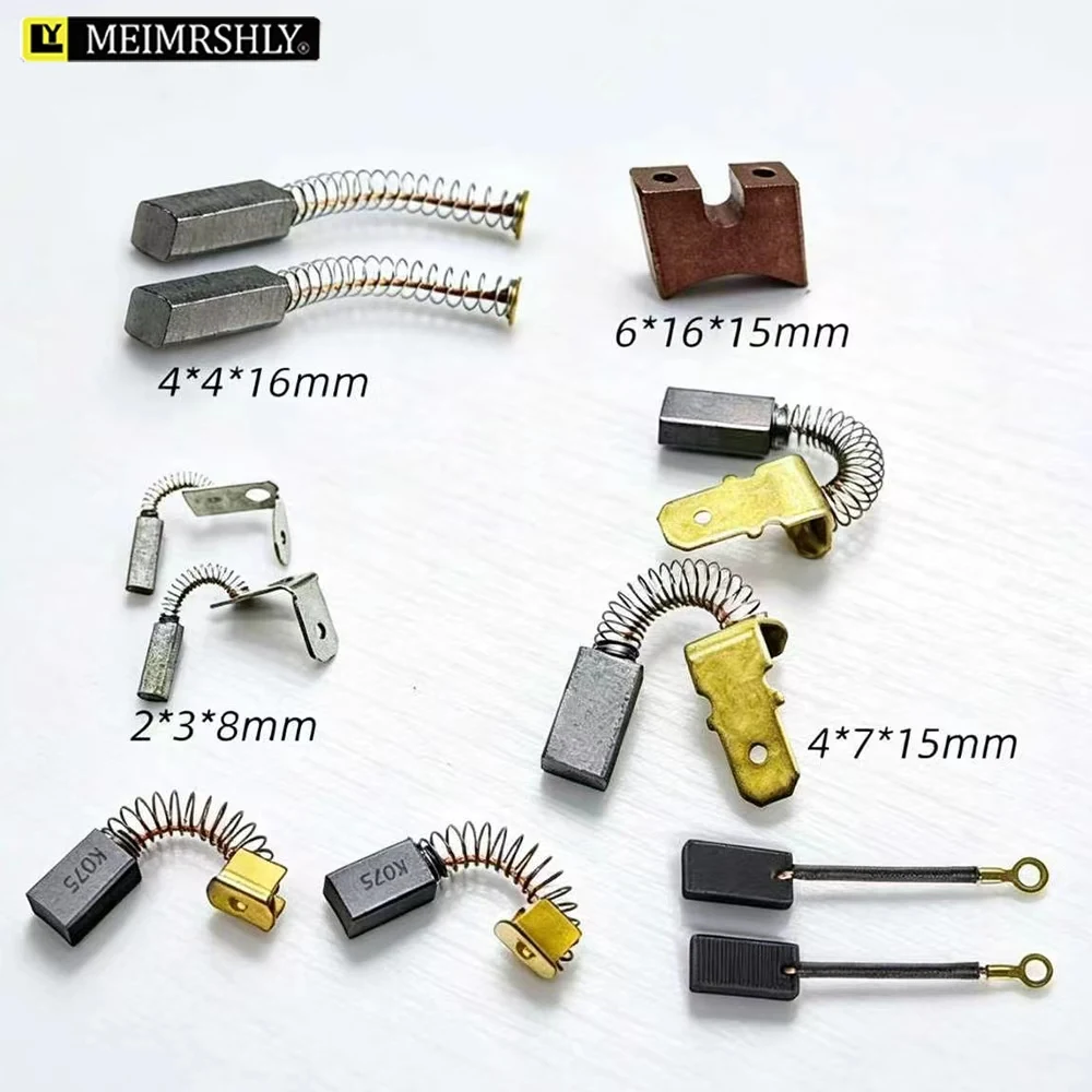 

20PCS MEIMRSHLY 15*16*6mm Shamir slow wire copper carbon brush C5439 wire cutting CNC machine tool carbon brush 100664487
