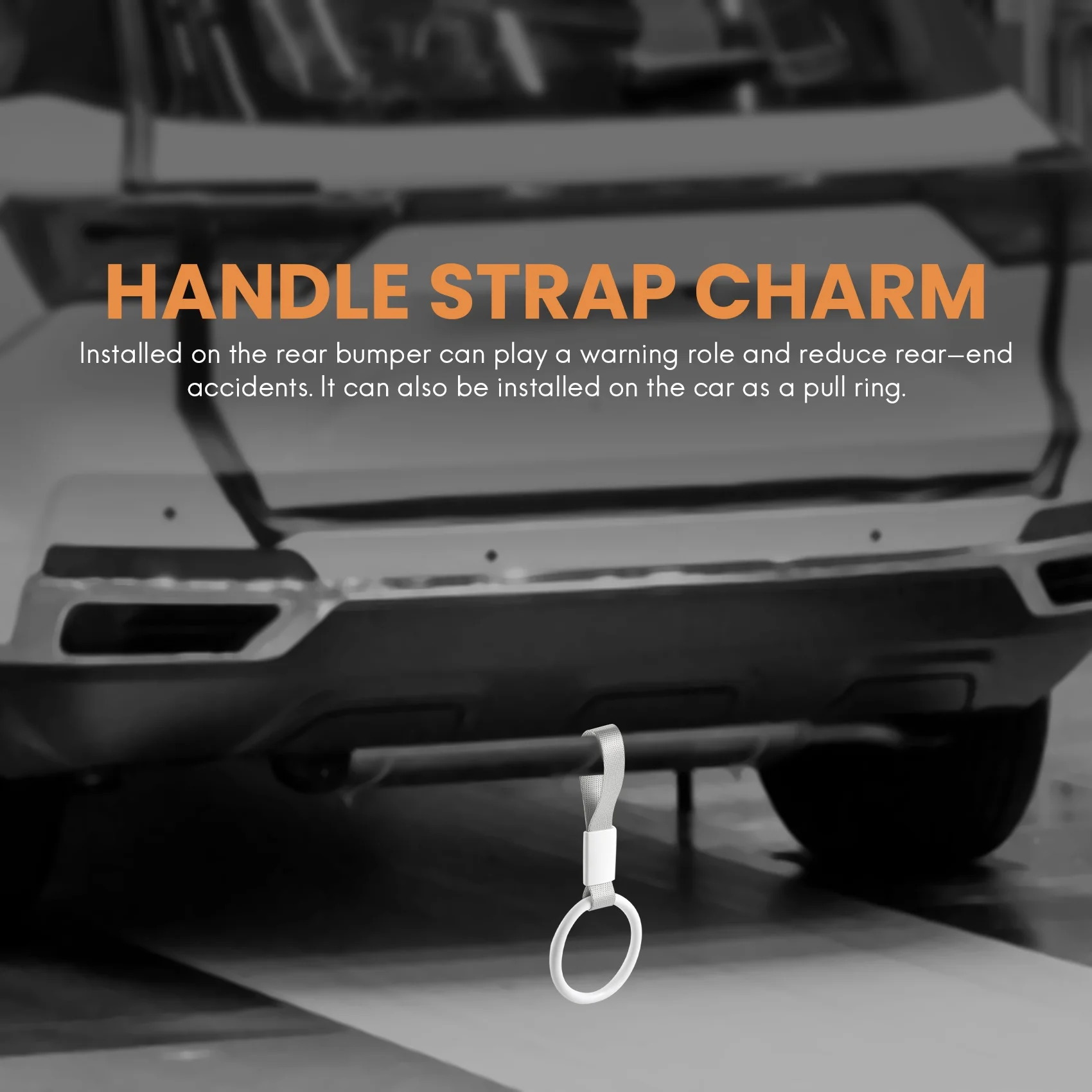 Ring Handle Strap Charm Round JDM Tsurikawa Ring Subway Train Bus Handle Strap Charm Drift