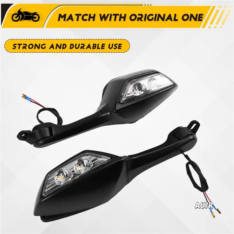 

For Yamaha YZF-R7 YZF-R9 Rearview Mirror With Turn Signal Side Mirror For Yamaha YZF-R9 Motorcycle Accessories