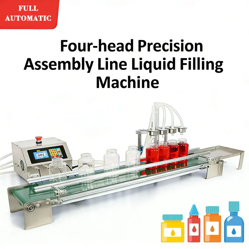 10-1000 ml Fully automatic liquid filling machine beverage glass water conveyor belt multi-head quantitative filling