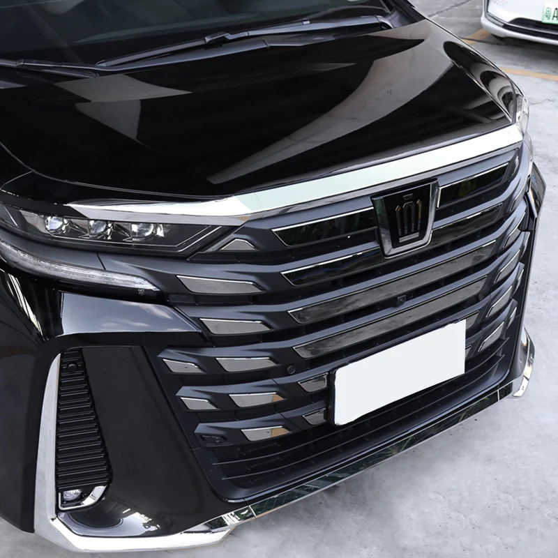 For 2024 Alphard/Vellfire Car Hood Trim Strips Electroplated Decorative Strip Automotive exterior decoration