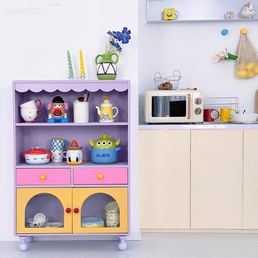 Figure Cabinet Storage Bucket Cabinet All Solid Wood Locker Entrance Cabinet Display  Edge