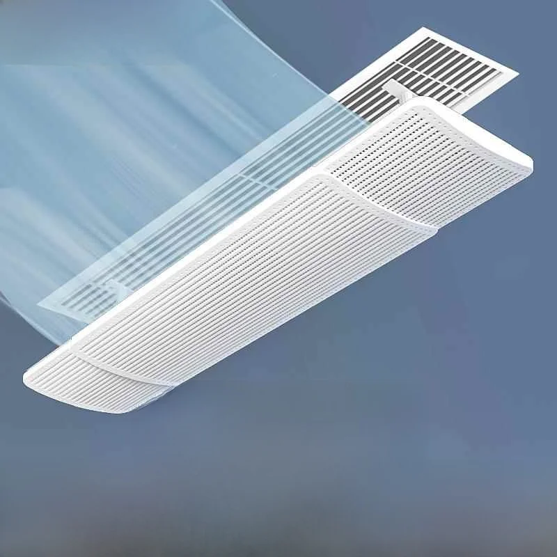 

Универсальный дефлектор для центрального воздуховода кондиционера, направляющая панель для холодного воздуха, защитная решетка, предотвращающая прямое обдувание, верхний отсек.