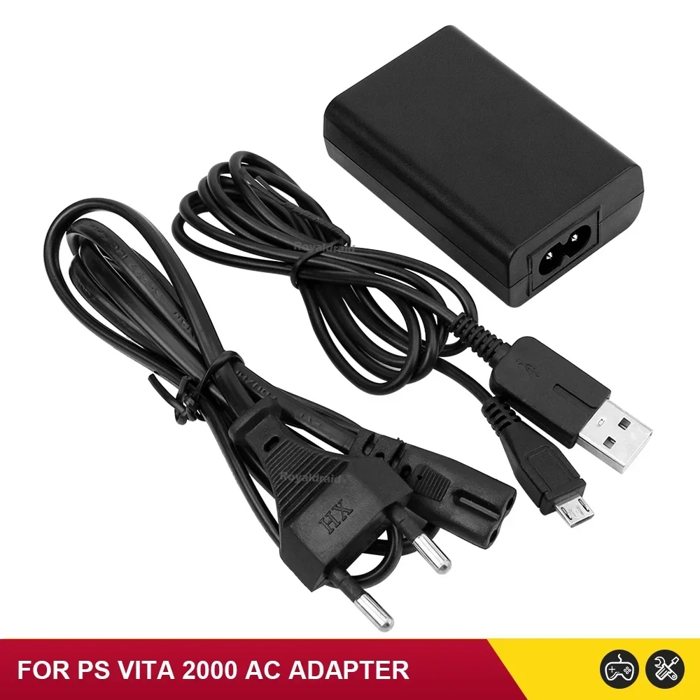 EU US Plug Home Charger Power Supply 5V AC Adapter USB Charging Cable Cord For Psvita Slim PS Vita 2000 PSV 2000 - view 4