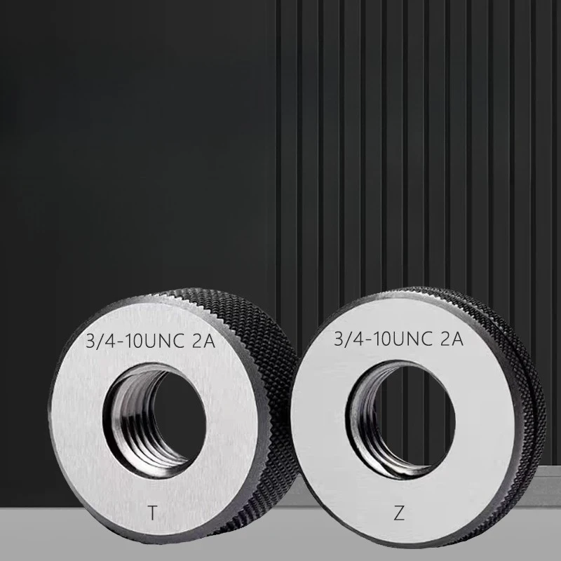 1SET(1*GO+1*NOGO) American Fine Tooth Aviation Thread Ring Gauge Accuracy 3A UNJF UNJC 6-32 8-32 3/4 5/16 10-24 3/8 9/16 7/16