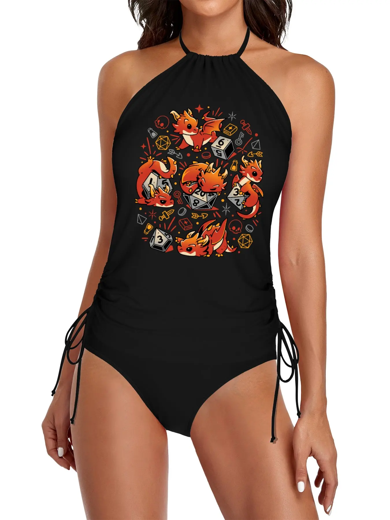 

Tiny Dragon Dice Split Swimsuit Set women's beach dresses Women's summer suit Women's beach clothing bikini 2025