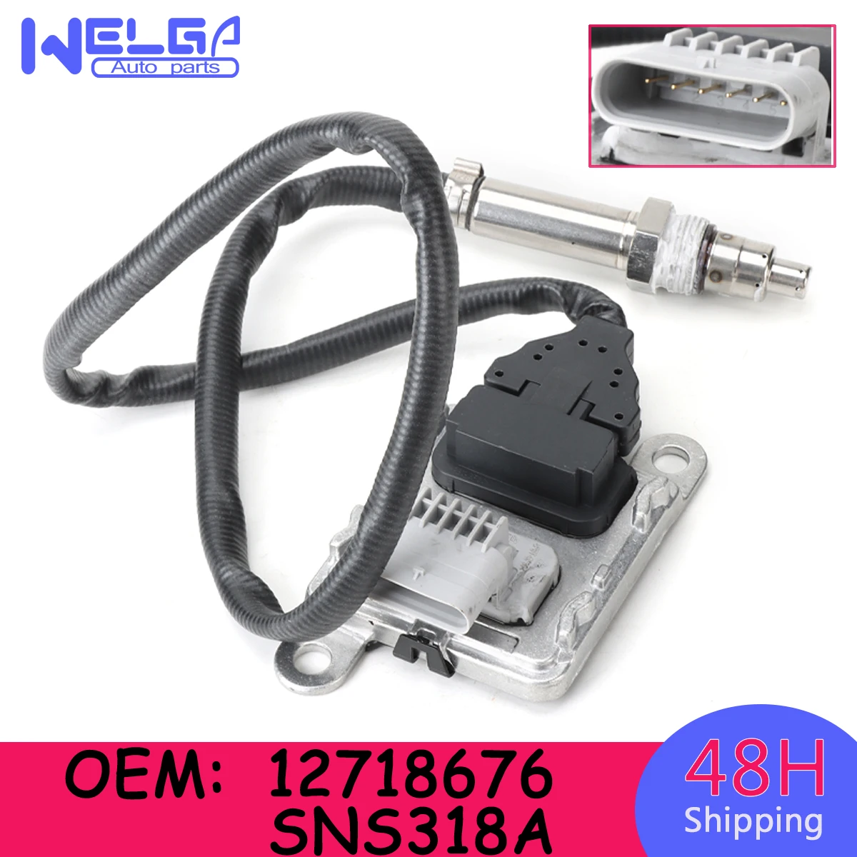 12718676 SNS318A New NOX Sensor Nitrogen Oxide Sensor 6Pins For Chevrolet Silverado For GMC SIERRA 2500HD 2017 2018 2019